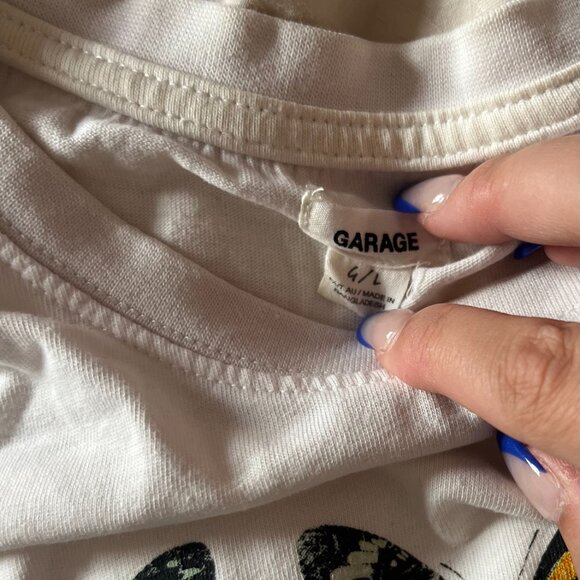 Garage Butterfly Crop Top - Picture 3 of 3